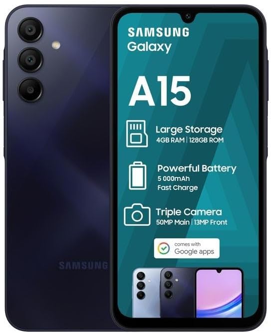 Samsung Galaxy A15 4GB Ram 128GB Dual Sim Smartphone